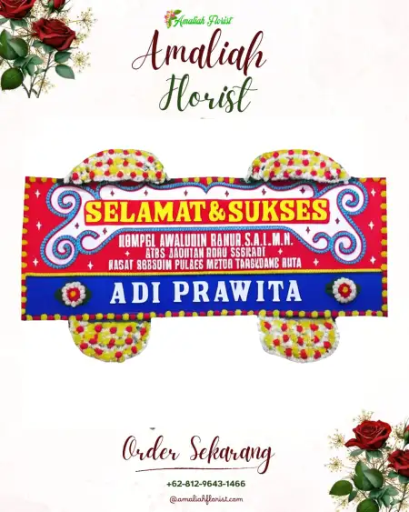 Papan Bunga Ucapan Selamat Malaka Jaya